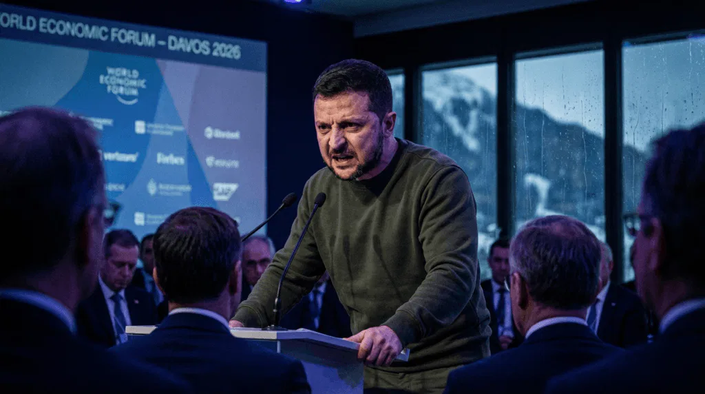 Discursul incendiar al lui Zelenski la Davos: critici dure la adresa Europei