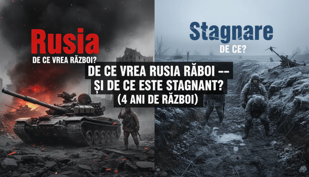 De ce Vrea Rusia Război — și De Ce Stagnează (4 Ani de Razboi)