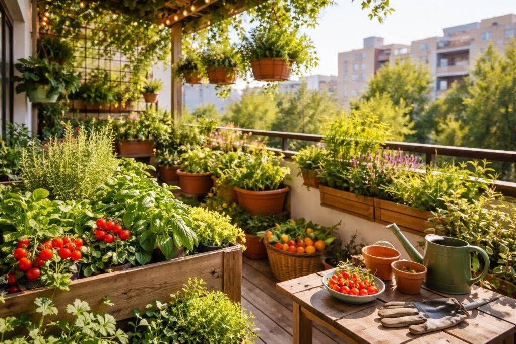 Beneficiile gradinaritului urban pe balcon 1768252869