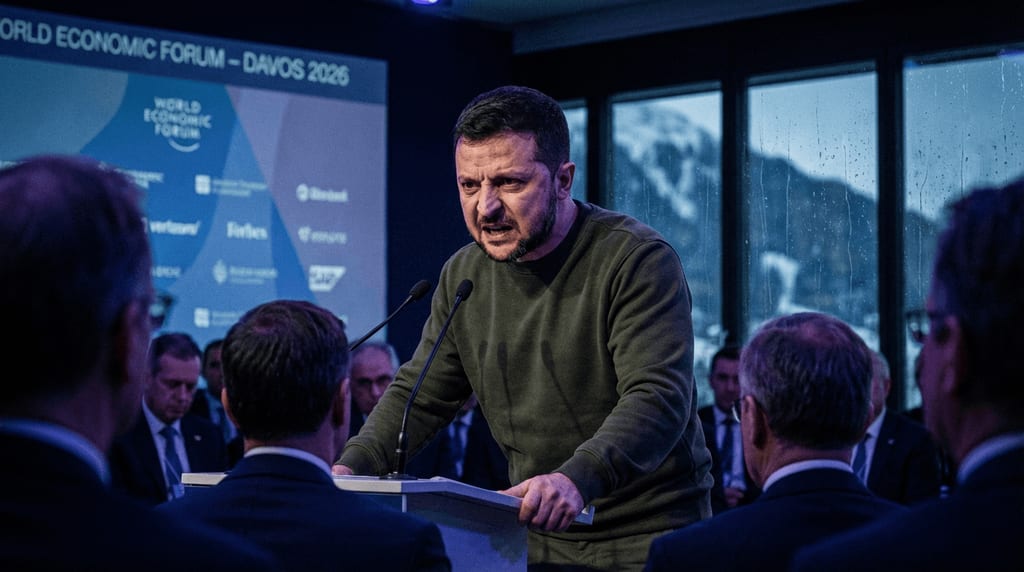 Discursul incendiar al lui Zelenski la Davos: critici dure la adresa Europei 1 Discursul incendiar al lui Zelenski la Davos: critici dure la adresa Europei
