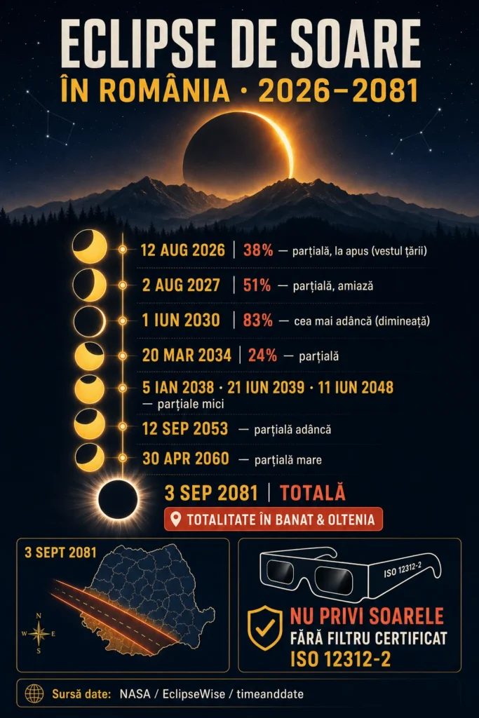 Eclipse de Soare in Romania ghidul complet